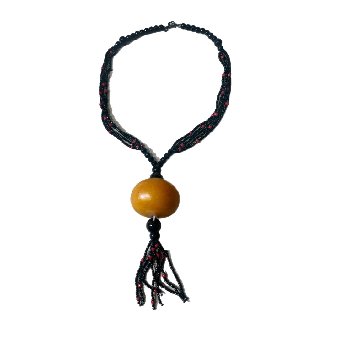 SEED BEAD CHOKER NECKLACE