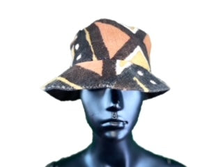 MUDCLOTH BUCKET HAT TRI-COLORED