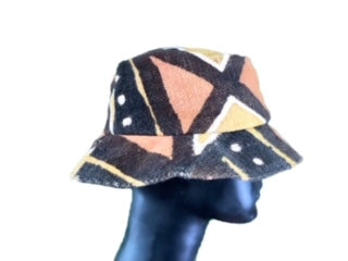 MUDCLOTH BUCKET HAT TRI-COLORED
