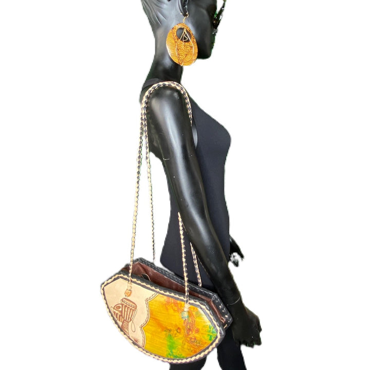 LEATHER AFRICAN BAG