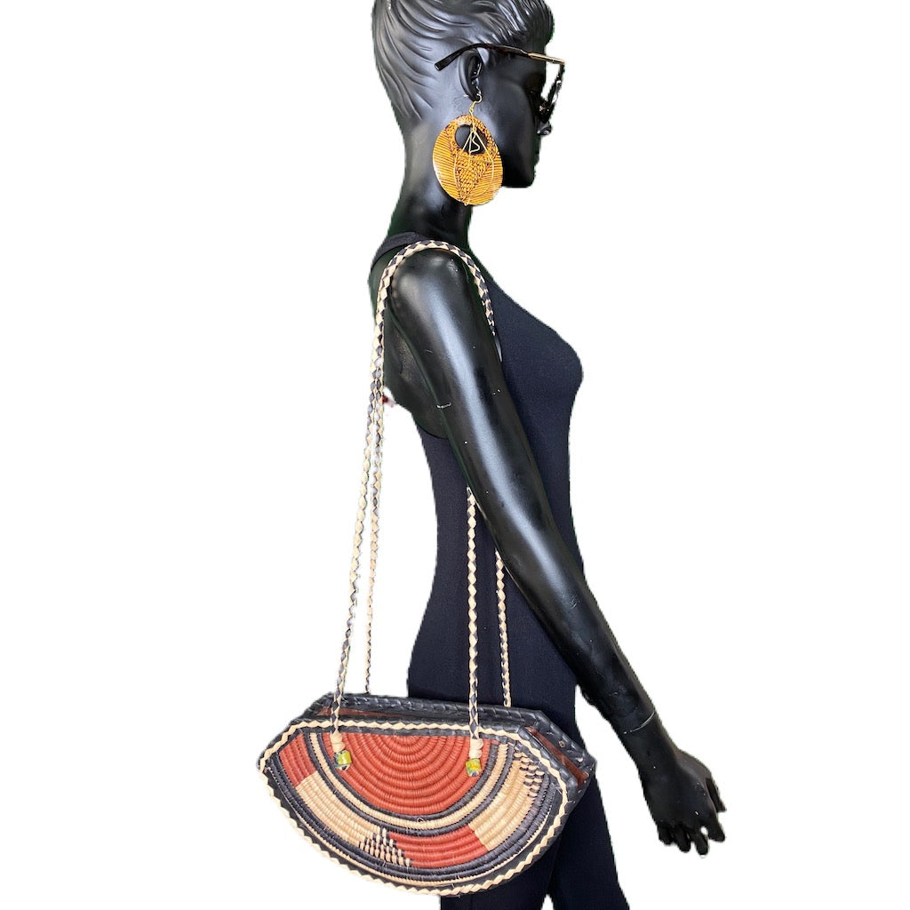 LEATHER AFRICAN BAG